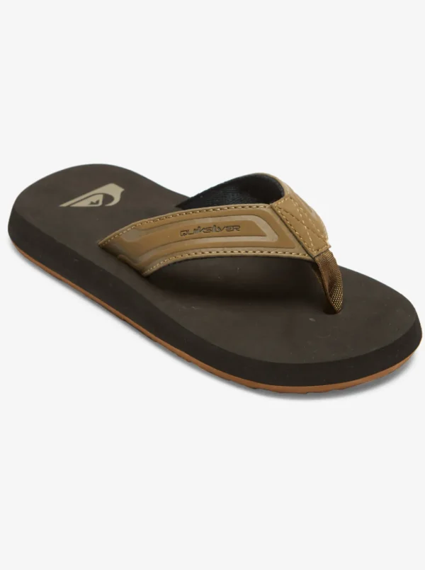 Quiksilver Sandals | Boys Gifts>Boys 8-16 Monkey Wrench Core Sandals TAN1