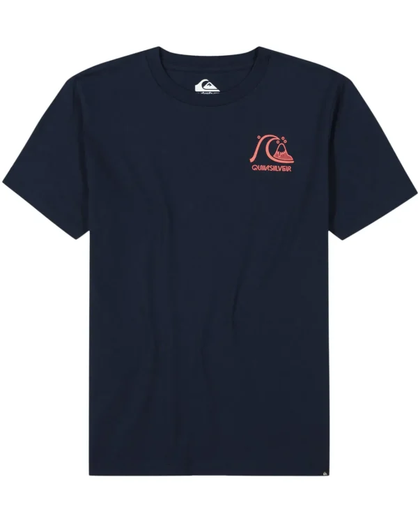 Quiksilver Tees>Boys 8-16 Omni Checked T-Shirt DarkNavy