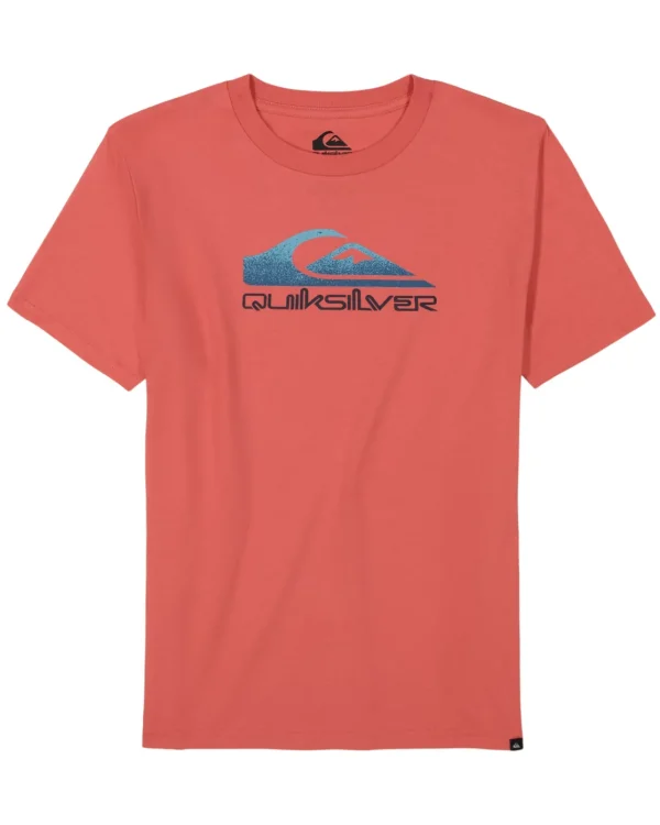 Quiksilver Tees>Boys 8-16 Omni Wave T-Shirt SpicedCoral