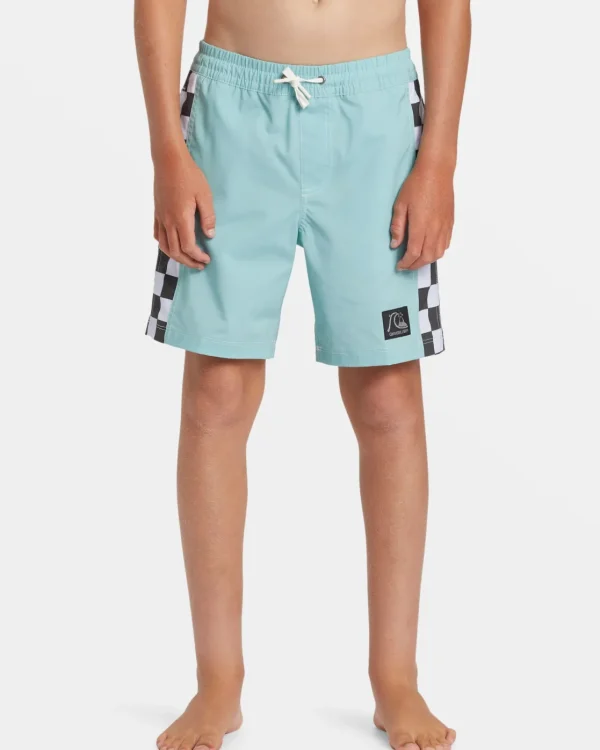 Quiksilver Boardshorts | Boardshorts>Boys 8-16 Original Arch 15" Swim Trunks AQUIFER