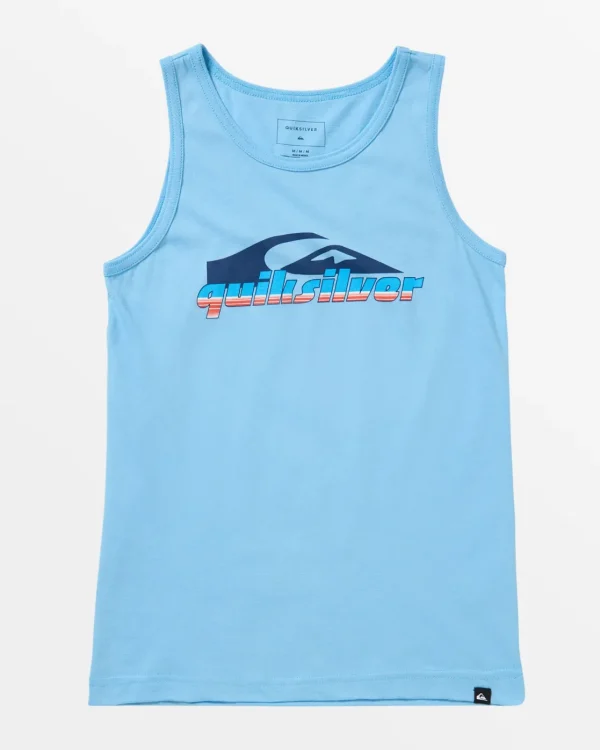Quiksilver Tees>Boys 8-16 Patriot Tank ALASKANBLUE