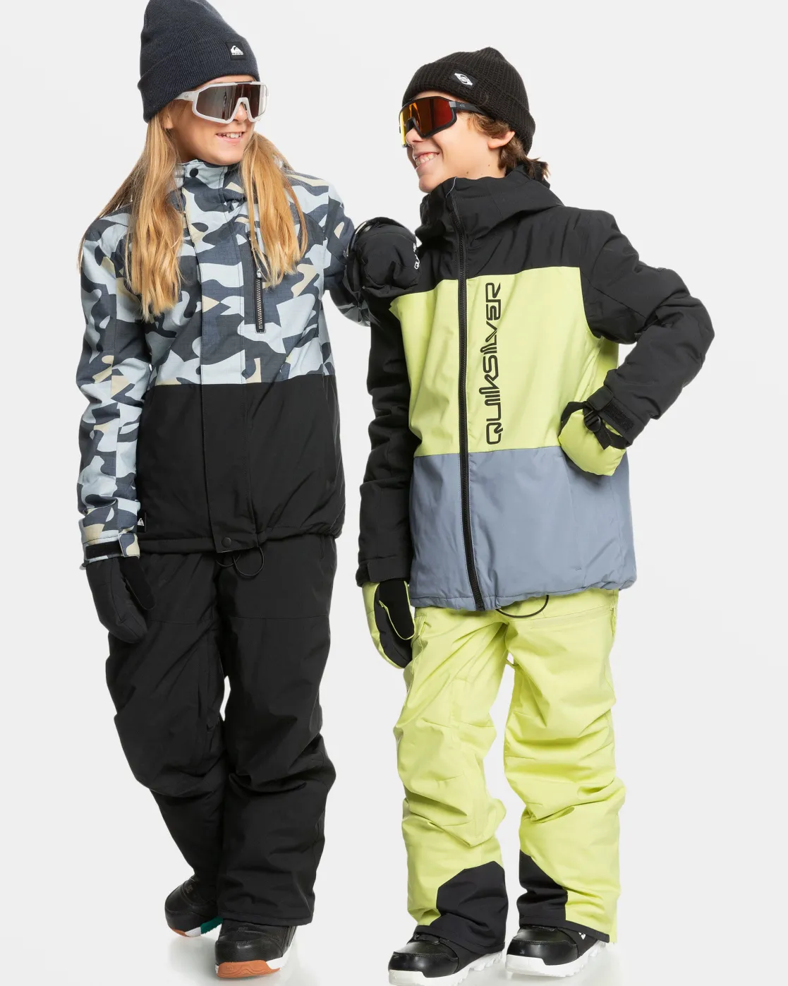 Quiksilver Snow Jackets>Boys 8-16 Side Hit Snow Jacket TRUEBLACK