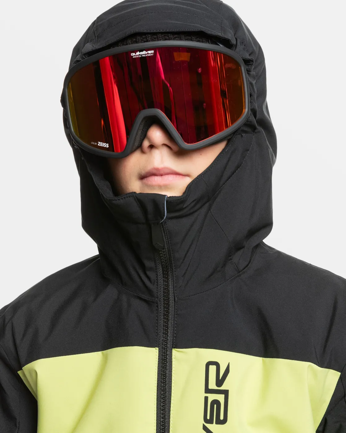 Quiksilver Snow Jackets>Boys 8-16 Side Hit Snow Jacket TRUEBLACK