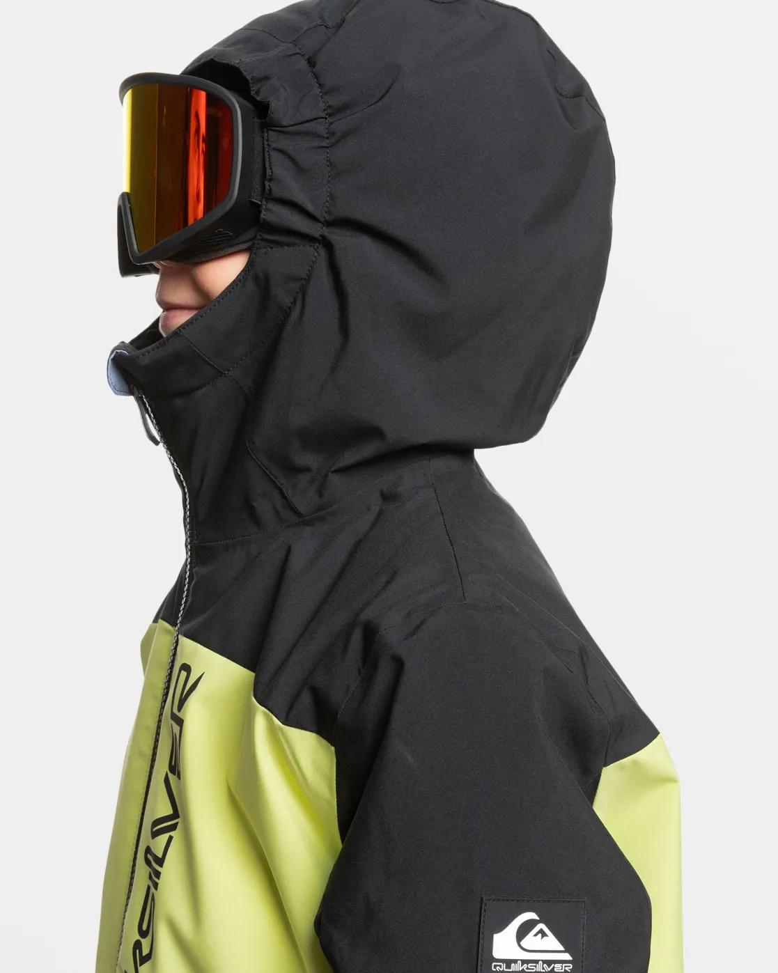 Quiksilver Snow Jackets>Boys 8-16 Side Hit Snow Jacket TRUEBLACK