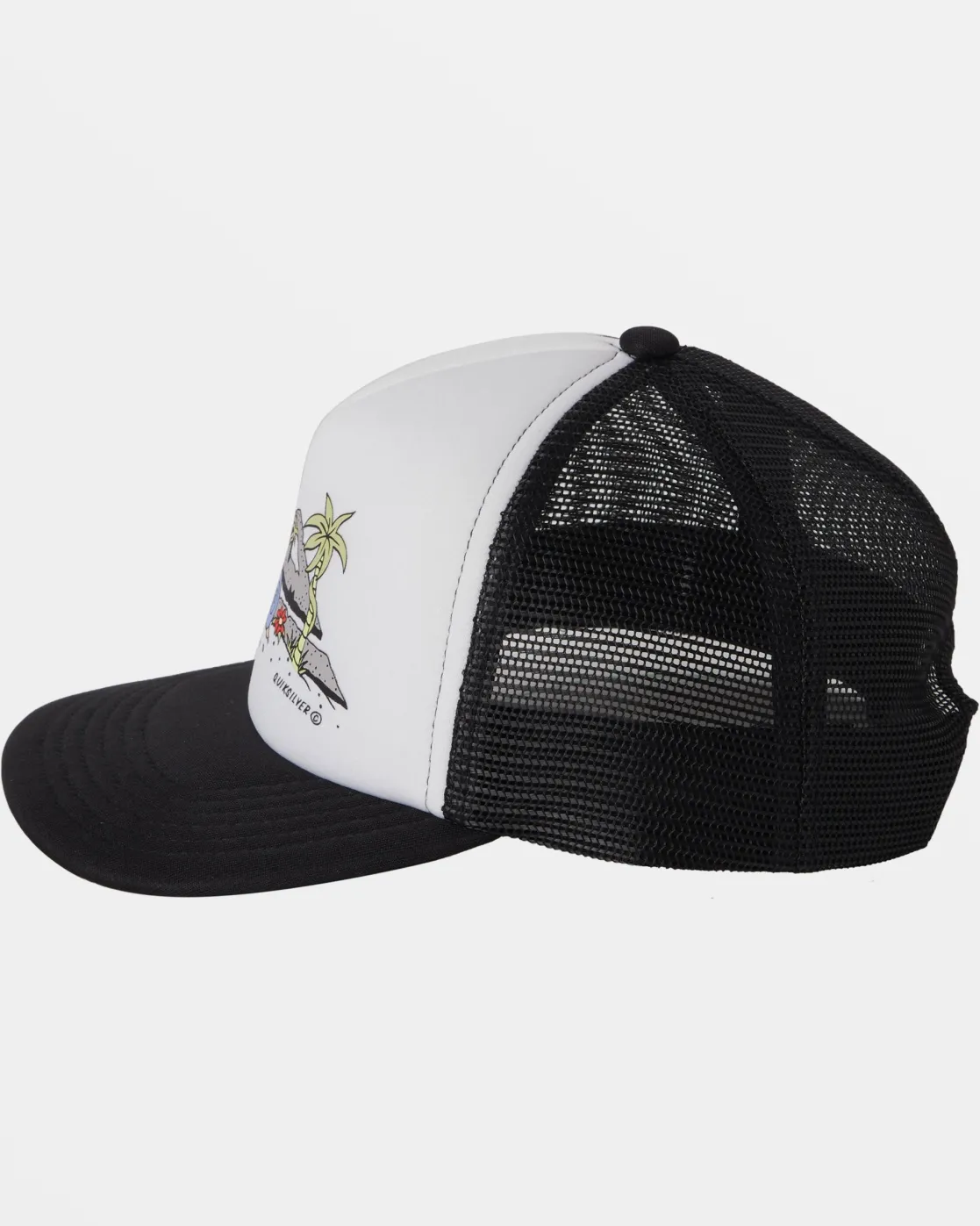 Quiksilver Hats & Beanies | Boys Gifts>Boys 2-7 Slab Bruiser Trucker Hat WHITE