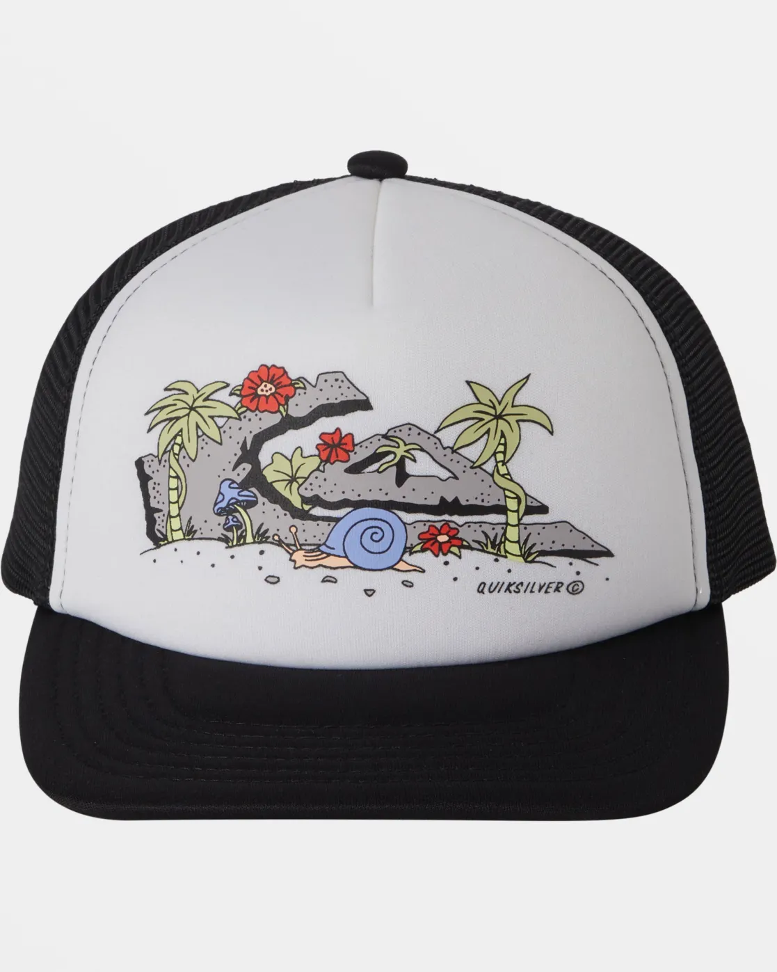Quiksilver Hats & Beanies | Boys Gifts>Boys 2-7 Slab Bruiser Trucker Hat WHITE