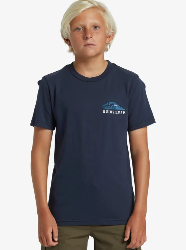 Quiksilver Tees>Boys 8-16 Snake Charmer T-Shirt DARKNAVY