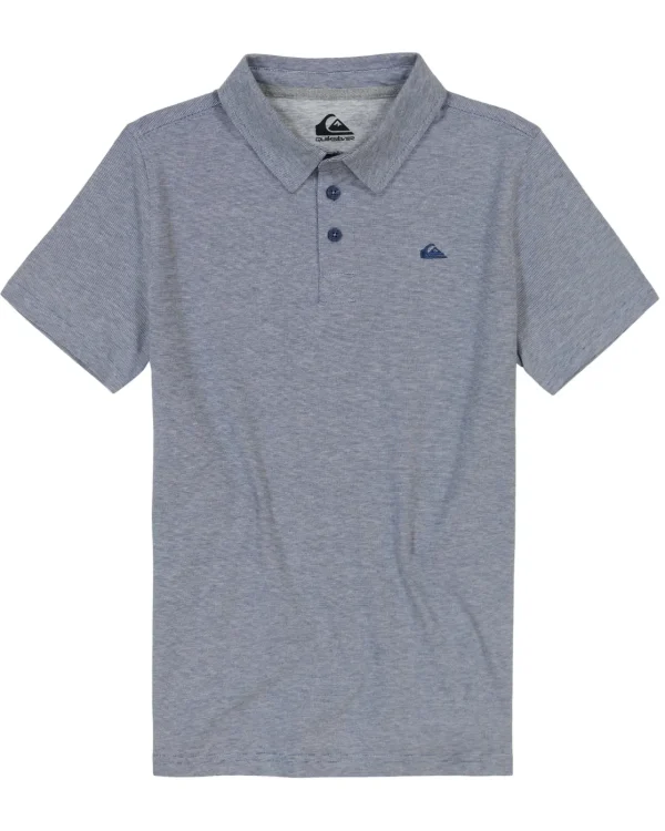 Quiksilver Shirts & Polos>Boys 8-16 Sunset Cruise Polo Shirt VintageIndigo