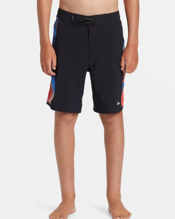 Quiksilver Boardshorts>Boys 8-16 Surfsilk Arch 17" Boardshorts BLACK