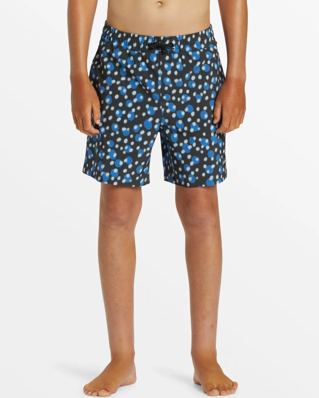 Quiksilver Boardshorts>Boys 8-16 Surfsilk Mix 14" Swim Trunks - TARMAC