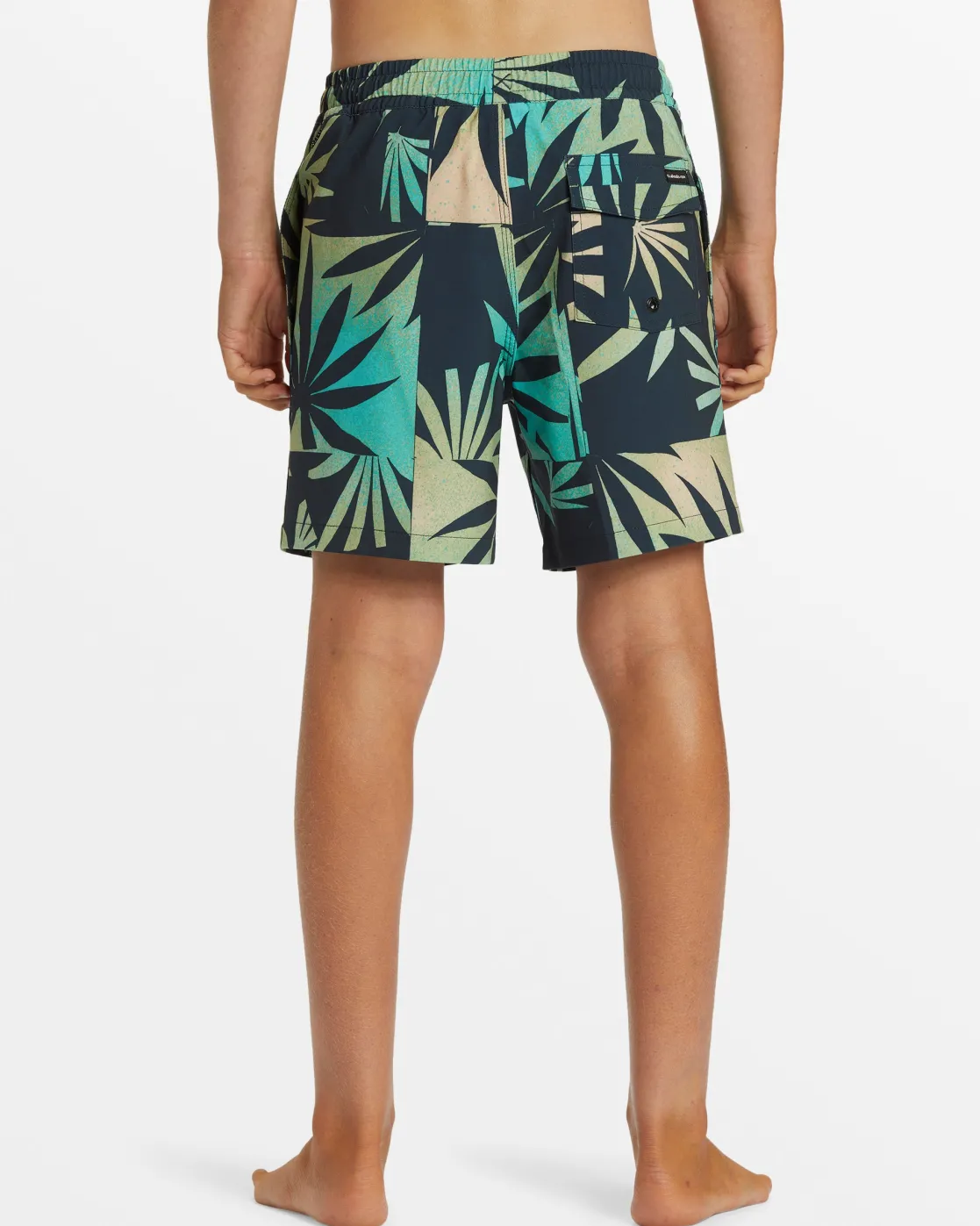 Quiksilver Boardshorts>Boys 8-16 Surfsilk Mix 14" Swim Trunks - DARKNAVY