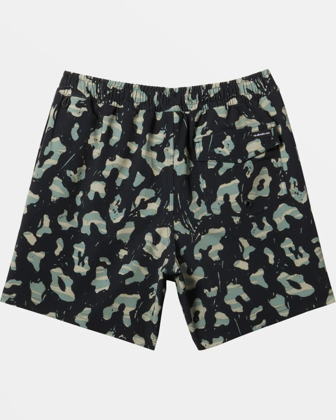 Quiksilver Boardshorts>Boys 8-16 Surfsilk Mix 14" Swim Trunks BLACK