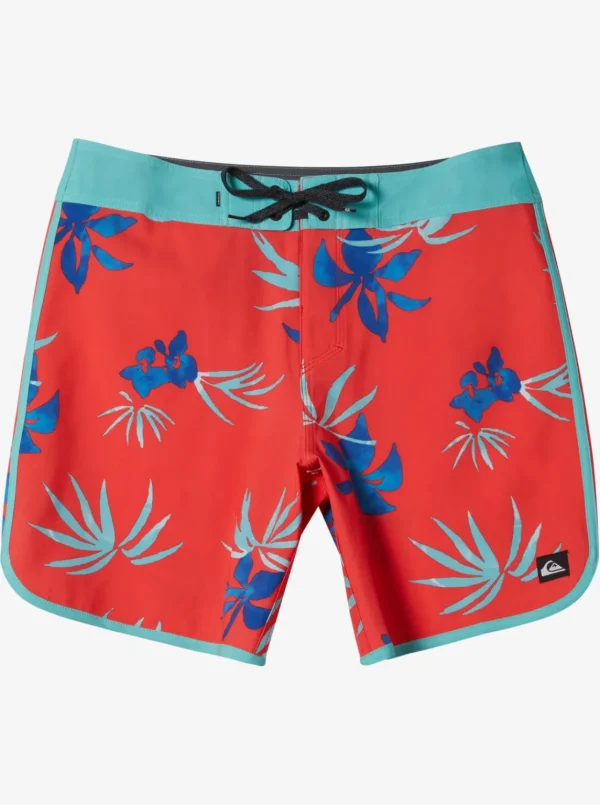Quiksilver Boardshorts>Boys 8-16 Surfsilk Scallop 17" Boardshorts CAYENNE
