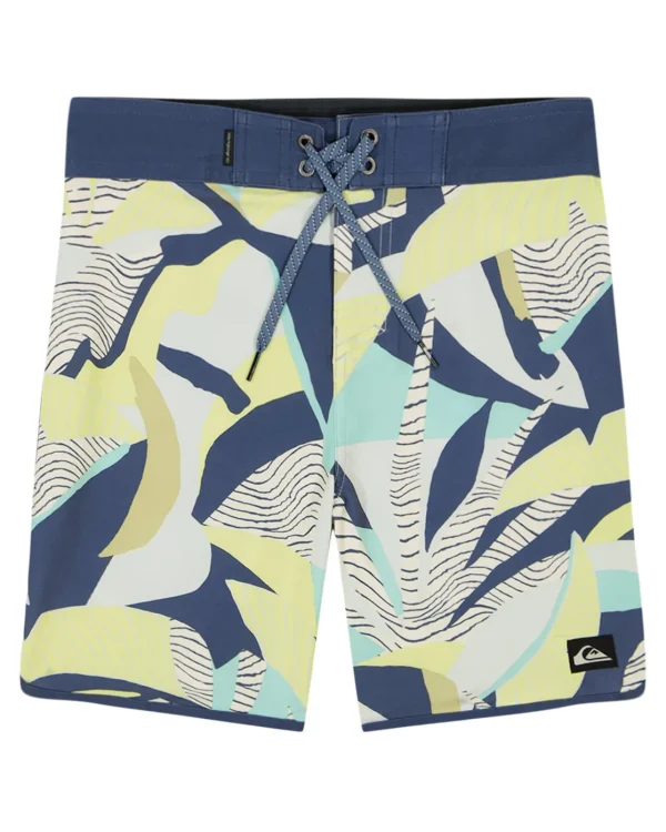 Quiksilver Boardshorts>Boys 8-16 Surfsilk Scallop Boardshorts CoronetBlue