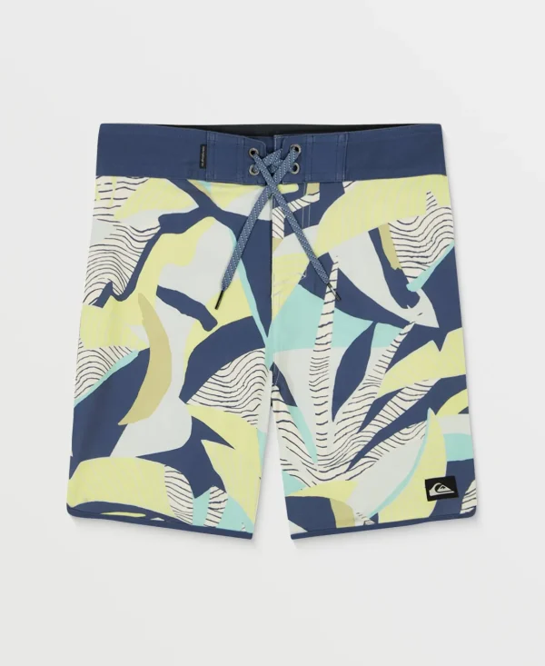 Quiksilver Boardshorts>Boys 2-7 Surfsilk Scallop Boardshorts CoronetBlue