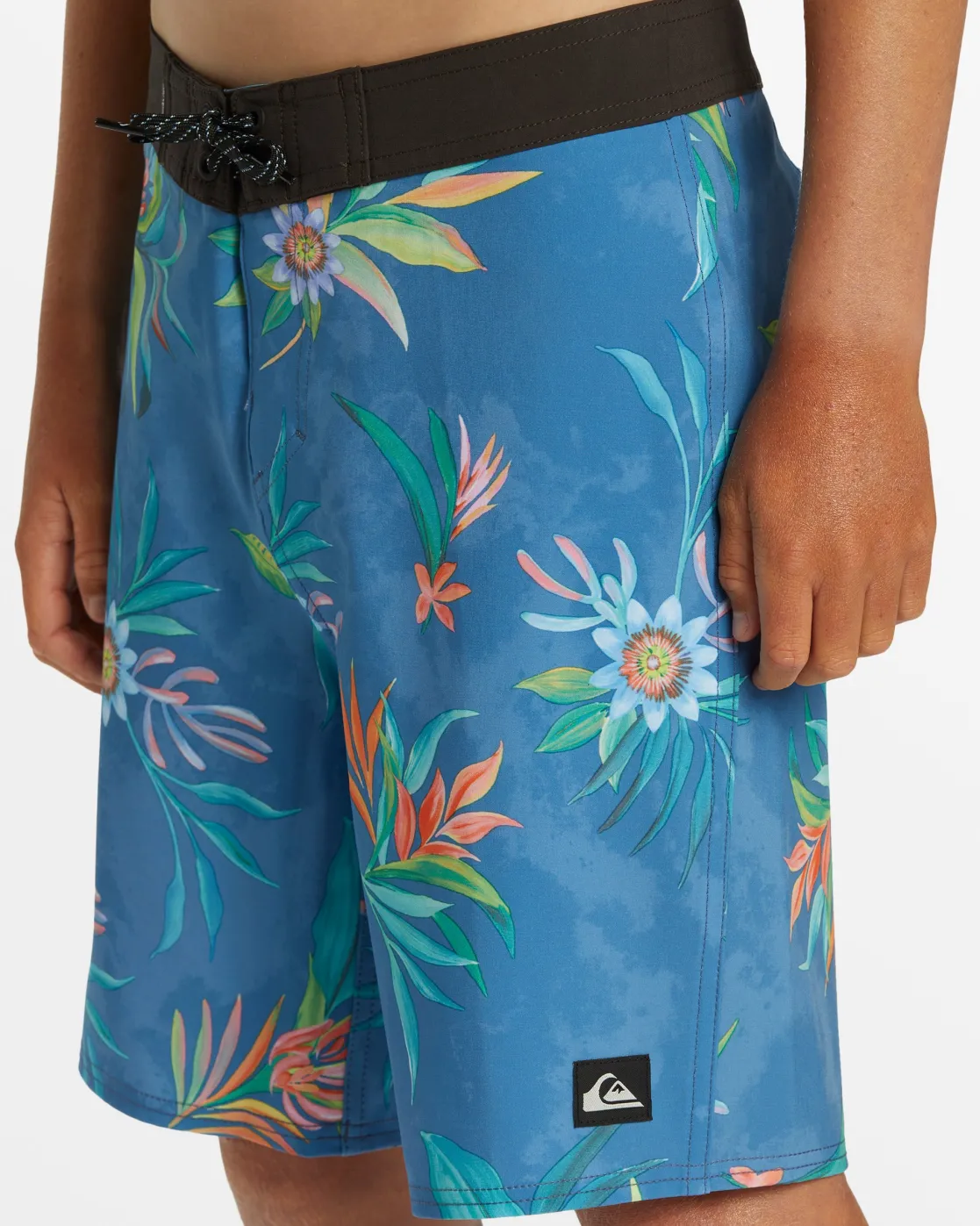 Quiksilver Boardshorts>Boys 8-16 Surfsilk Straight Leg 17" Boardshorts - STARSAPPHIRE