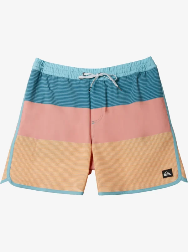 Quiksilver Boardshorts>Boys 8-16 Surfsilk Tijuana 14" Swim Trunks CANYONCLAY