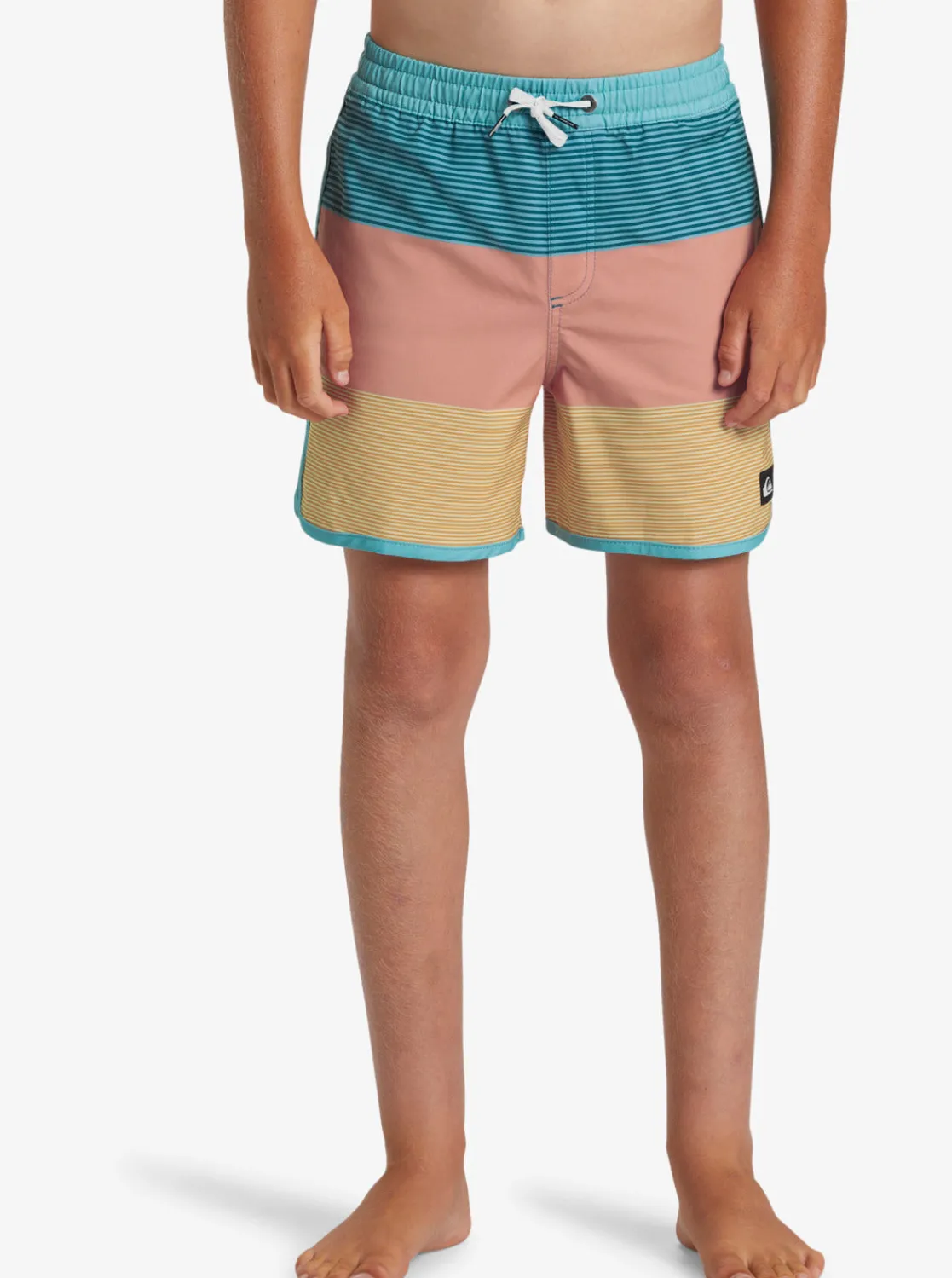 Quiksilver Boardshorts>Boys 8-16 Surfsilk Tijuana 14" Swim Trunks CANYONCLAY