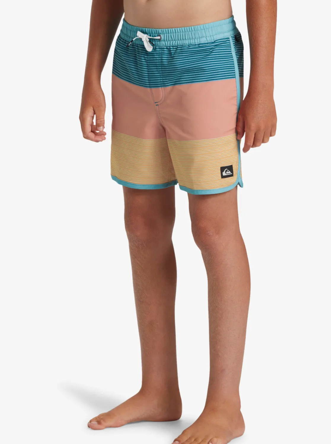 Quiksilver Boardshorts>Boys 8-16 Surfsilk Tijuana 14" Swim Trunks CANYONCLAY