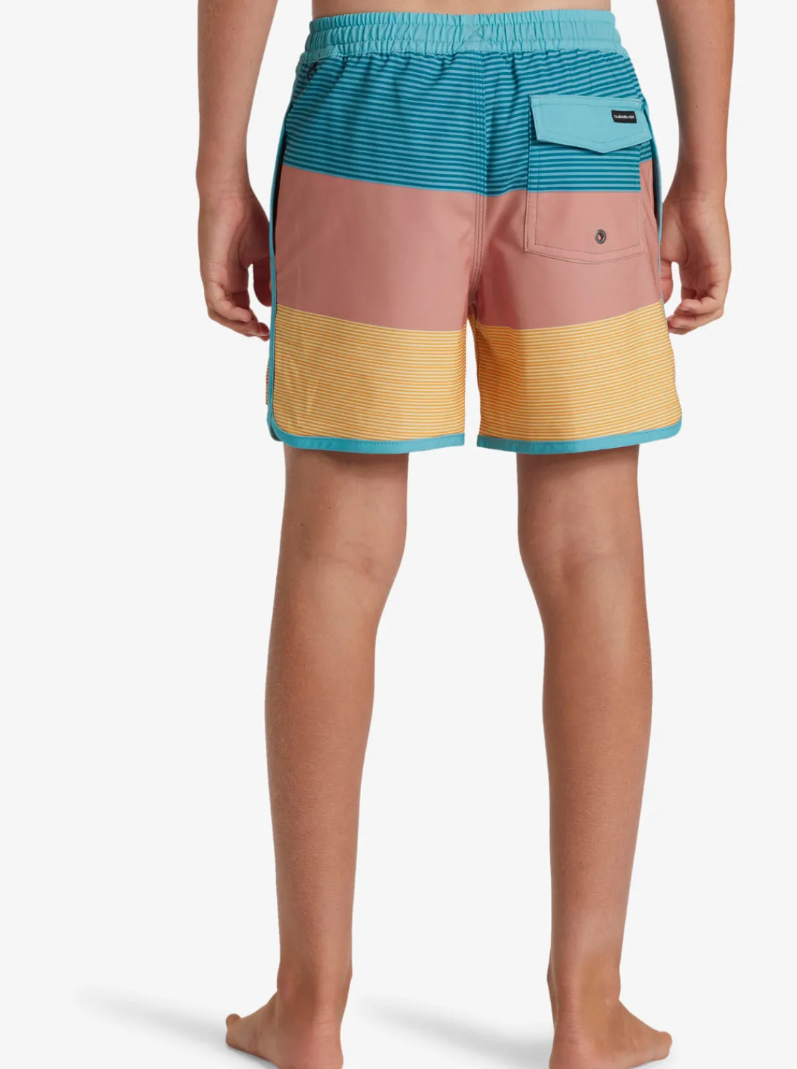 Quiksilver Boardshorts>Boys 8-16 Surfsilk Tijuana 14" Swim Trunks CANYONCLAY