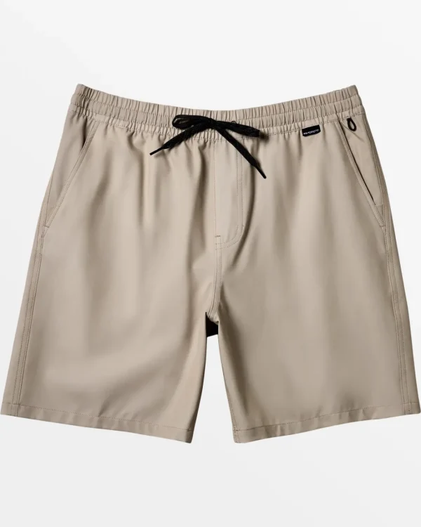 Quiksilver Shorts & Amphibians>Boys 2-7 Taxer Amphibian 13" Hybrid Shorts PLAZATAUPE