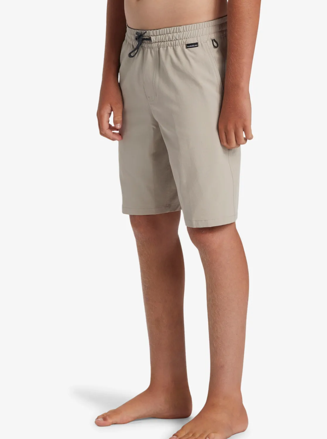 Quiksilver Shorts & Amphibians | Boys Gifts>Boys 8-16 Taxer Amphibian 17" Hybrid Shorts PLAZATAUPE