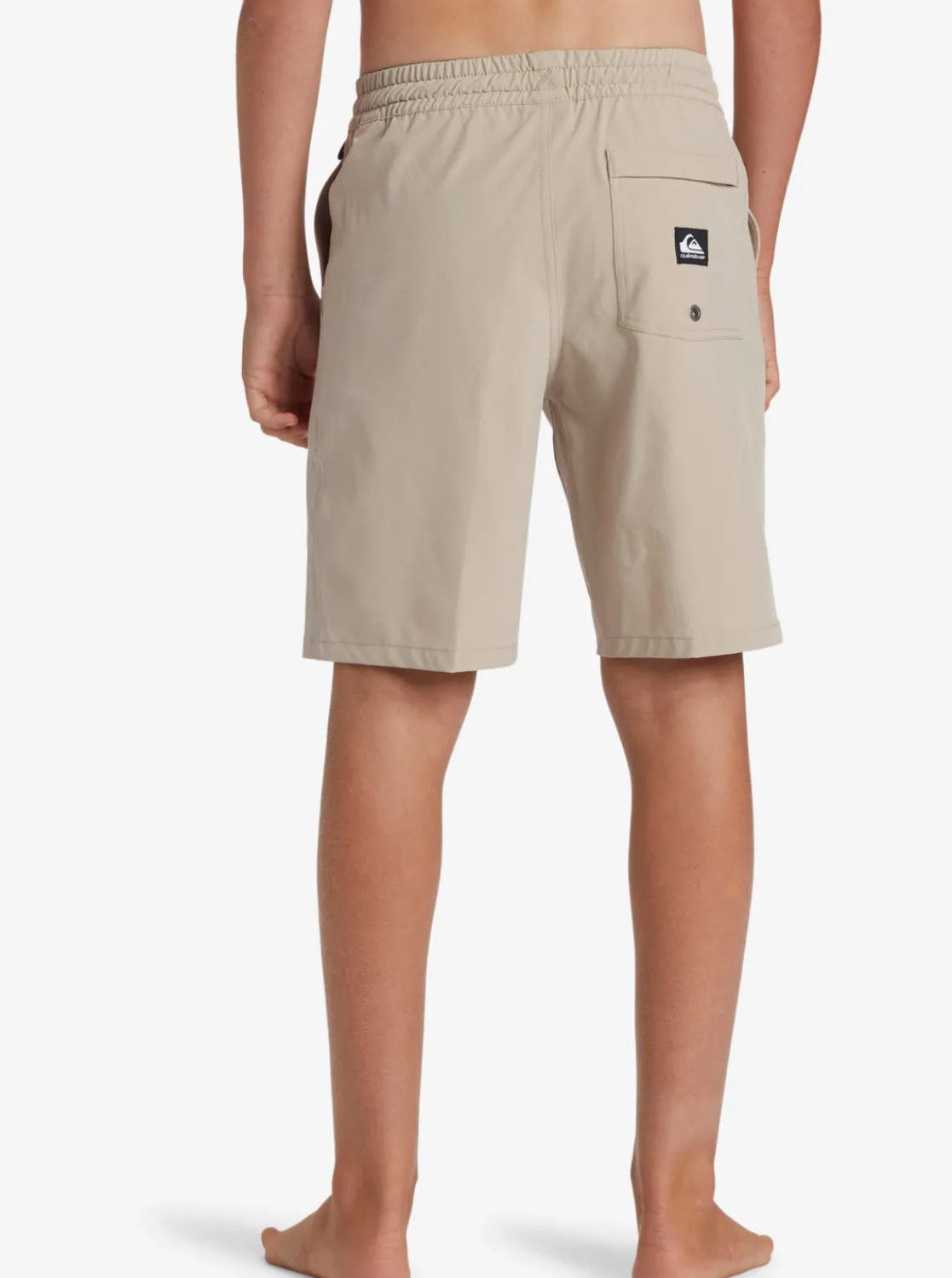Quiksilver Shorts & Amphibians | Boys Gifts>Boys 8-16 Taxer Amphibian 17" Hybrid Shorts PLAZATAUPE