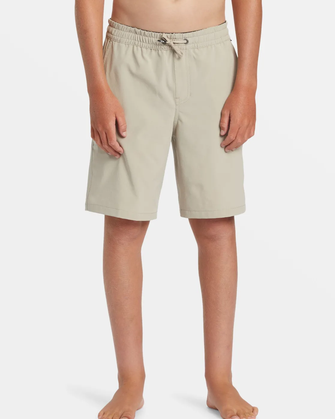 Quiksilver Shorts & Amphibians | Boys Gifts>Boys 8-16 Taxer Amphibian 17" Hybrid Shorts PLAZATAUPE