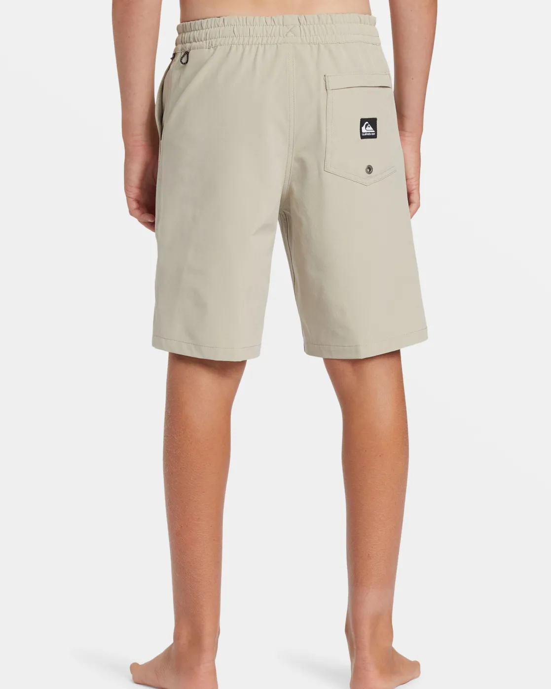 Quiksilver Shorts & Amphibians | Boys Gifts>Boys 8-16 Taxer Amphibian 17" Hybrid Shorts PLAZATAUPE