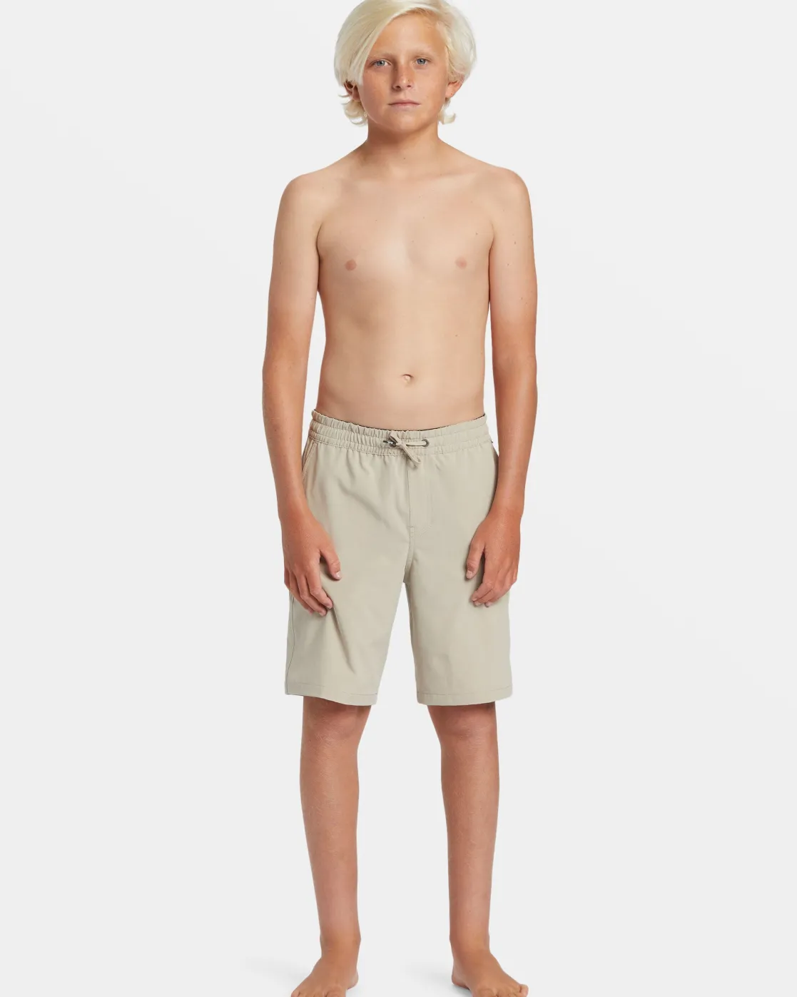 Quiksilver Shorts & Amphibians | Boys Gifts>Boys 8-16 Taxer Amphibian 17" Hybrid Shorts PLAZATAUPE