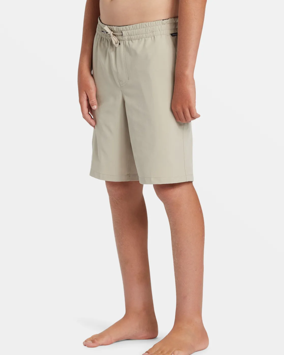 Quiksilver Shorts & Amphibians | Boys Gifts>Boys 8-16 Taxer Amphibian 17" Hybrid Shorts PLAZATAUPE