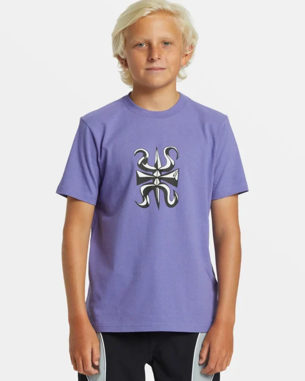 Quiksilver Tees | Boys Gifts>Boys 8-16 Trident T-Shirt CORSICANBLUE