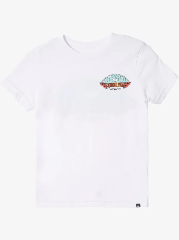Quiksilver Tees>Boys 2-7 Tropical Fade T-Shirt WHITE
