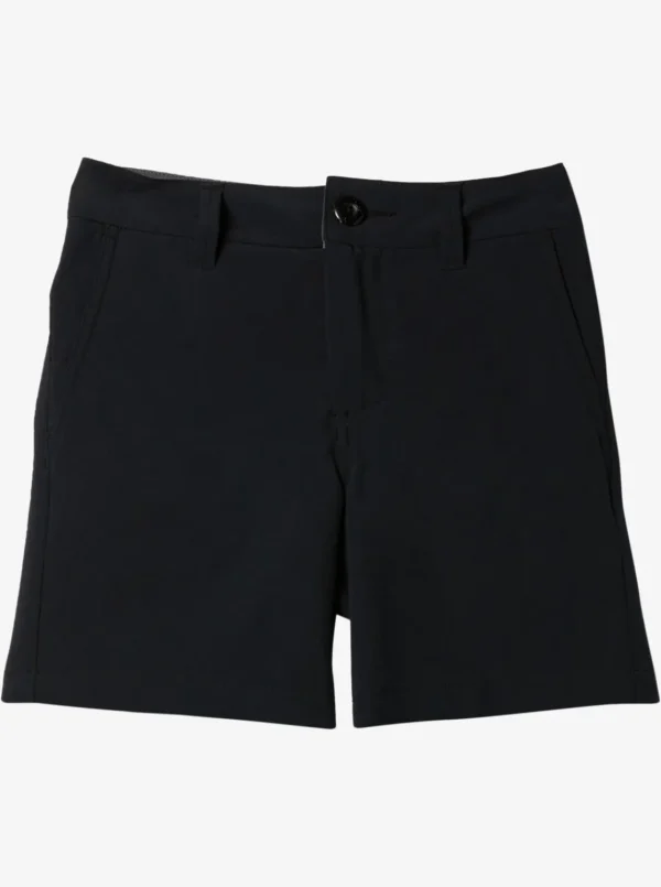 Quiksilver Shorts & Amphibians>Boys 2-7 Union Amphibian 13" Hybrid Shorts - BLACK