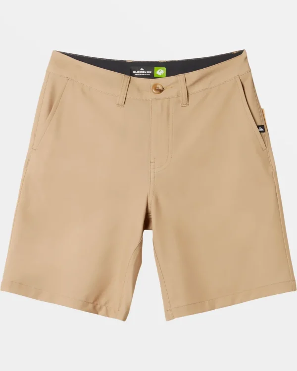 Quiksilver Shorts & Amphibians | Boys Gifts>Boys 8-16 Union Amphibian 17" Hybrid Shorts KHAKI