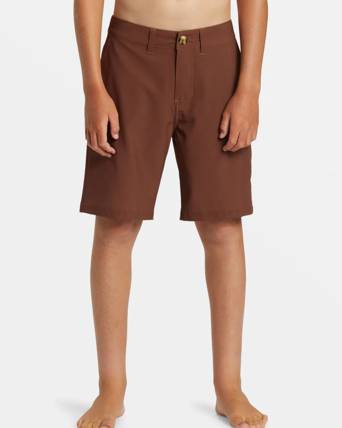 Quiksilver Shorts & Amphibians | Boys Gifts>Boys 8-16 Union Amphibian 17" Hybrid Shorts BROWNSTONE