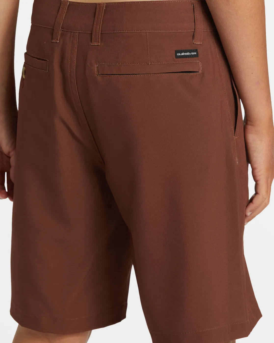 Quiksilver Shorts & Amphibians | Boys Gifts>Boys 8-16 Union Amphibian 17" Hybrid Shorts BROWNSTONE