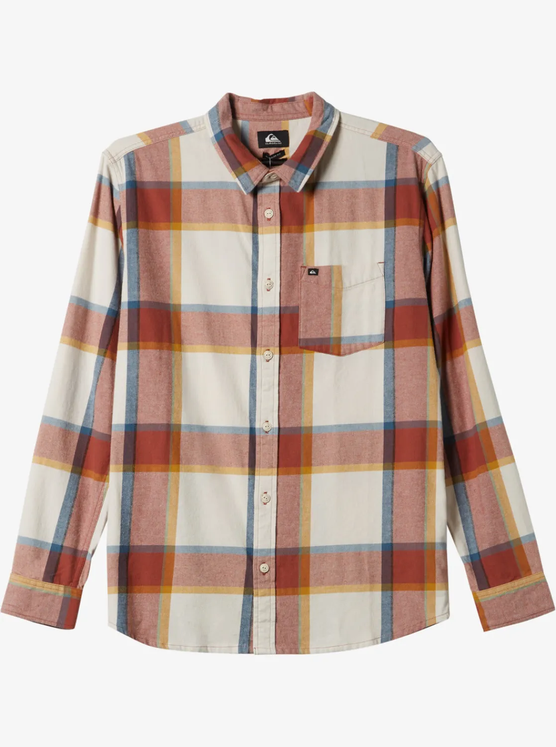Quiksilver Shirts & Polos>Brooking Stingraylong Sleeve Top BIRCHBROOKSFLANNEL