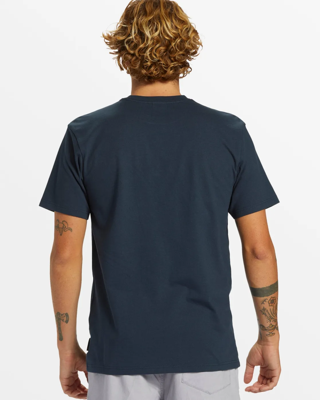 Quiksilver Tees>Bubble Logo DNA T-Shirt - DARKNAVY