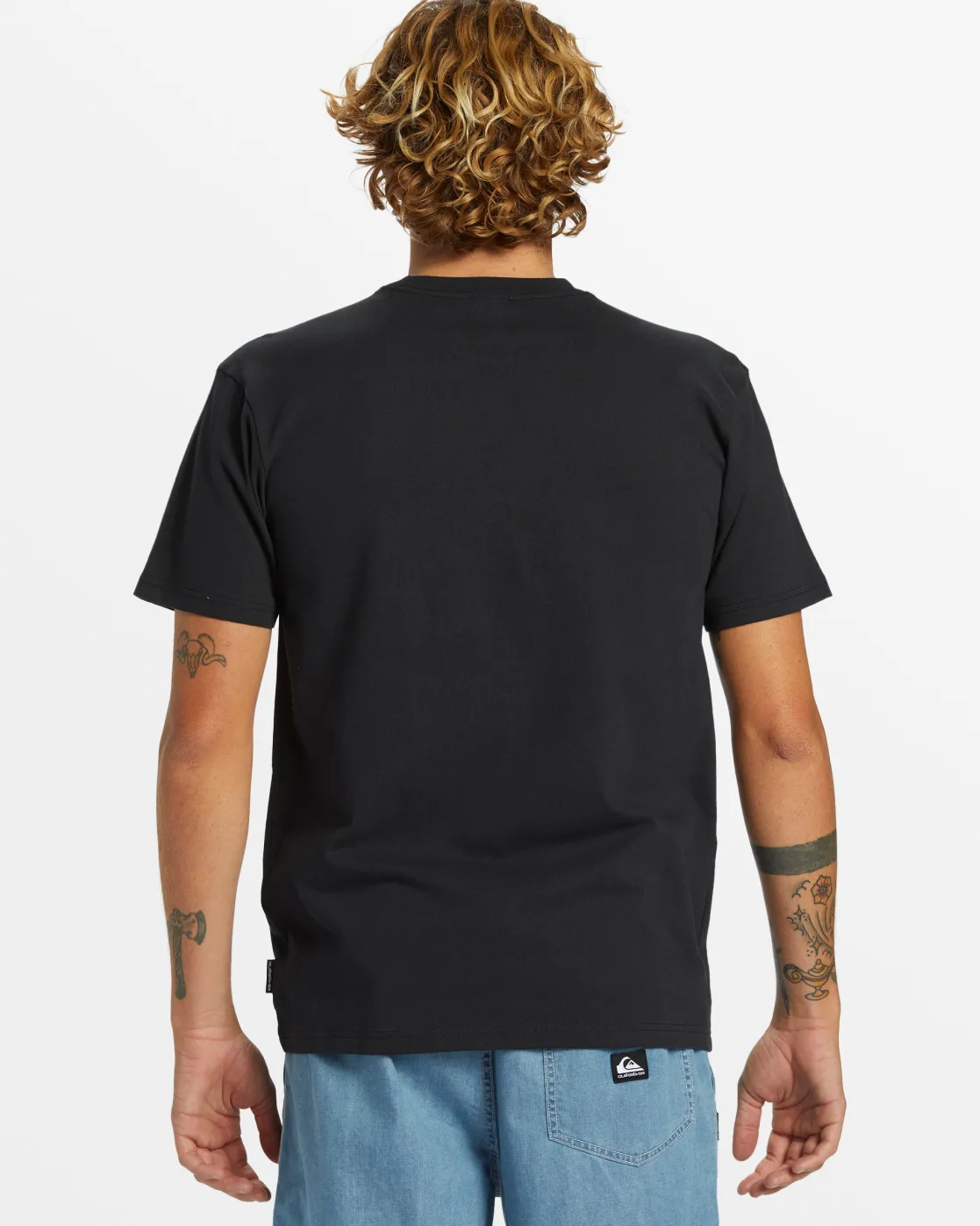 Quiksilver Tees>Butterflier Moe T-Shirt - BLACK