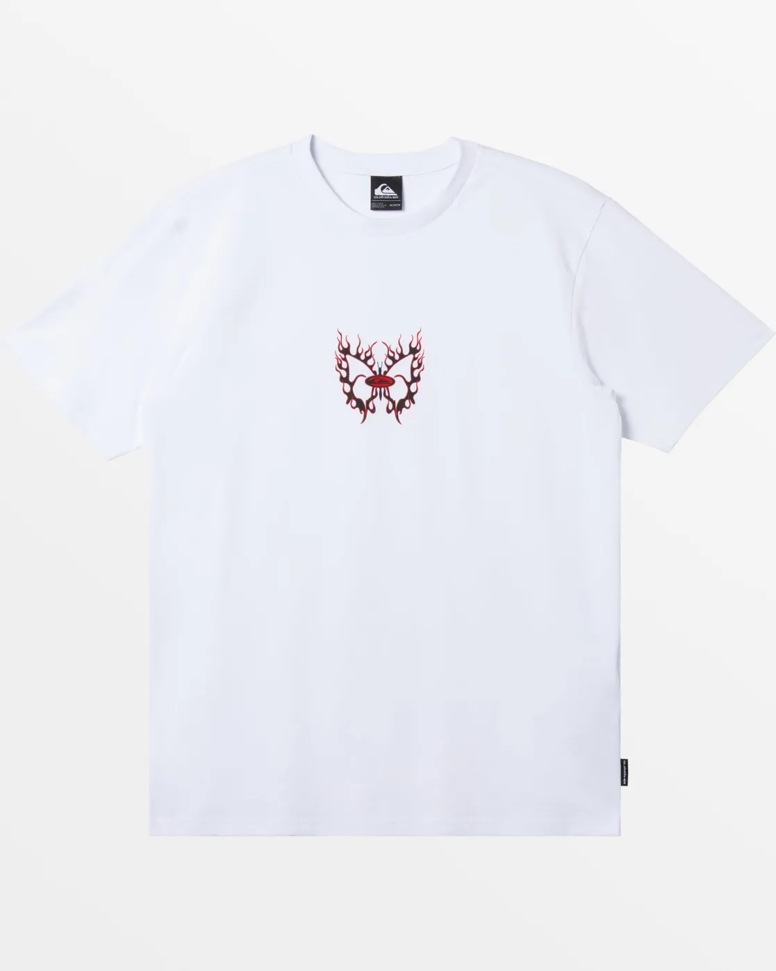 Quiksilver Tees>Butterflier Moe T-Shirt - WHITE