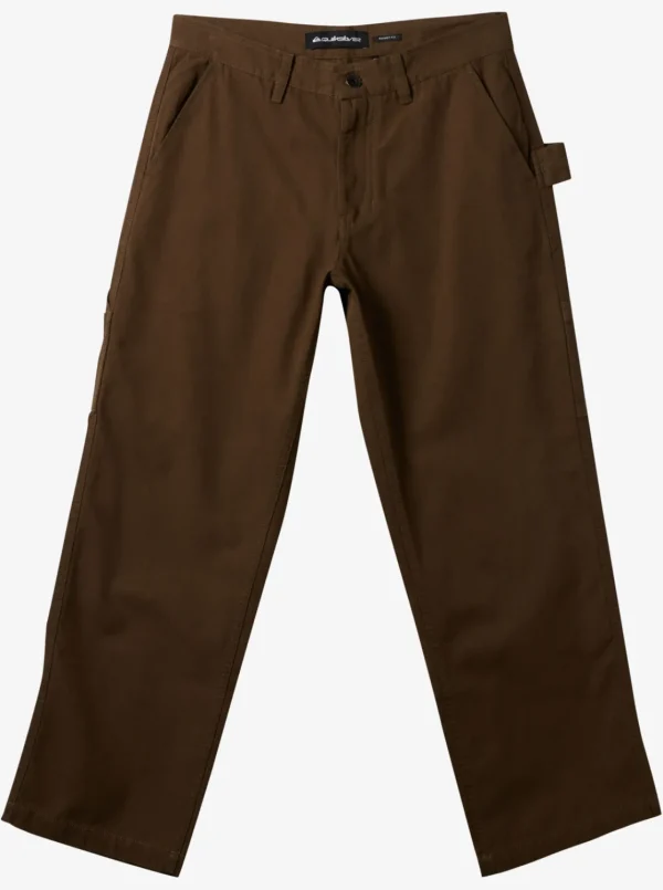 Quiksilver Pants>Carpenter Pants DARKBROWN