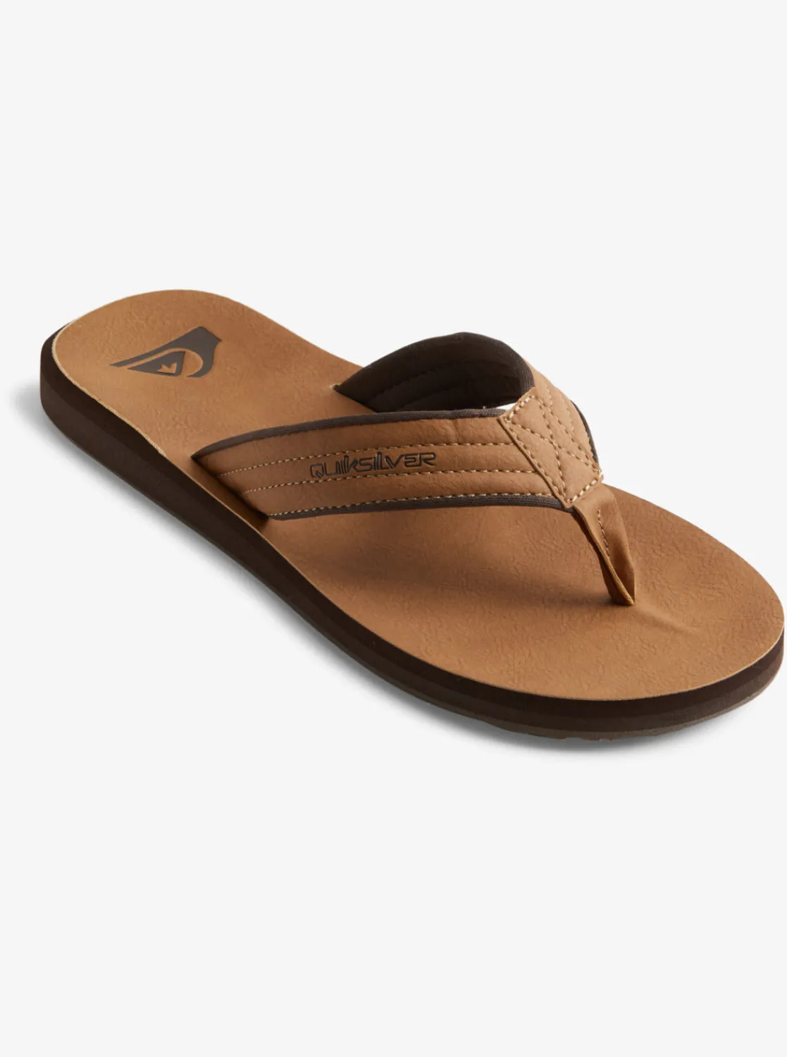 Quiksilver Sandals>Carver Nubuck Sandals TAN-PATTERN_1