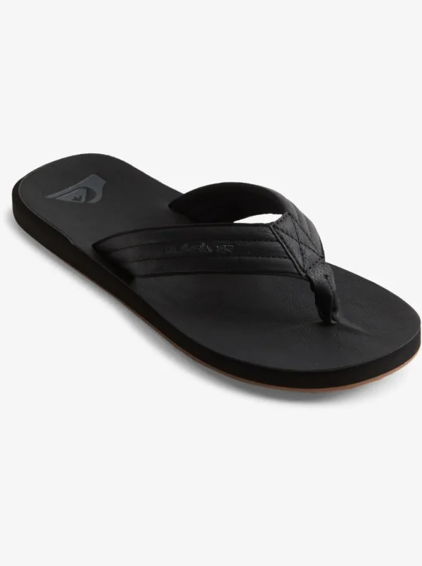 Quiksilver Sandals>Carver Nubuck Sandals SOLIDBLACK