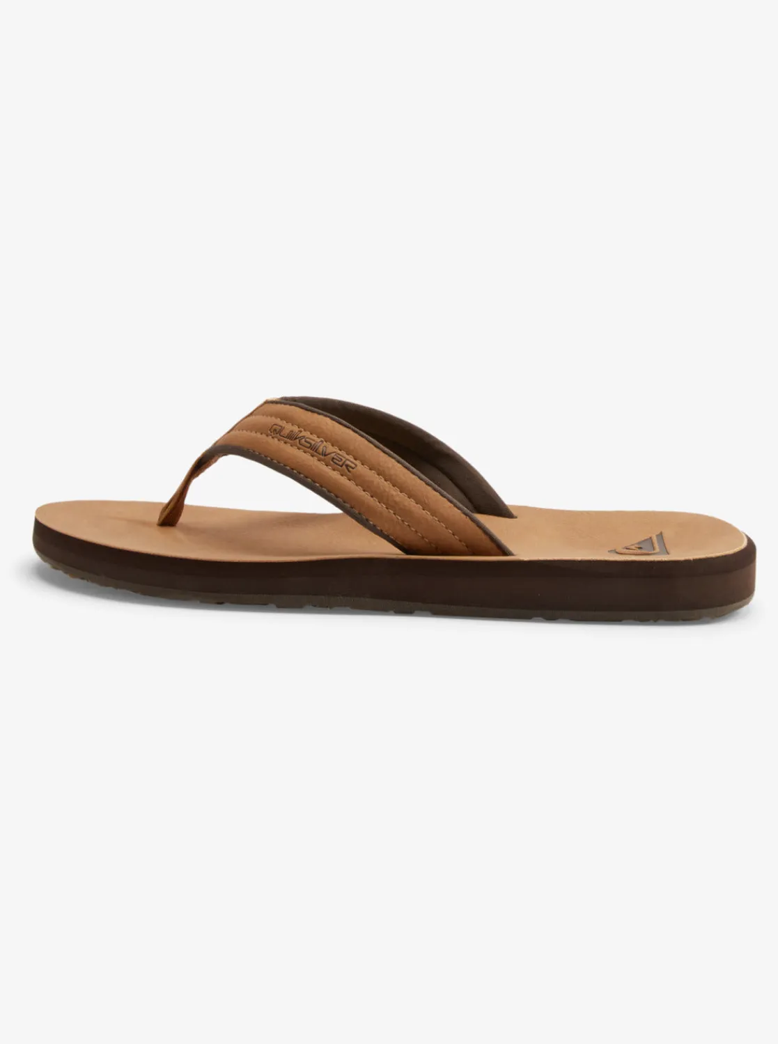 Quiksilver Sandals>Carver Nubuck Sandals TAN-PATTERN_1
