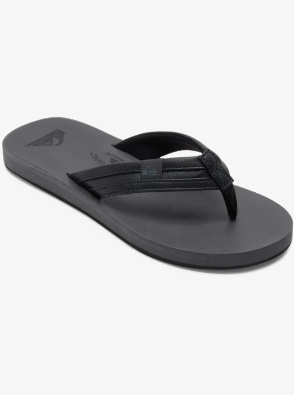 Quiksilver Sandals>Carver Squish Sandals BLACK/GREY/BLACK