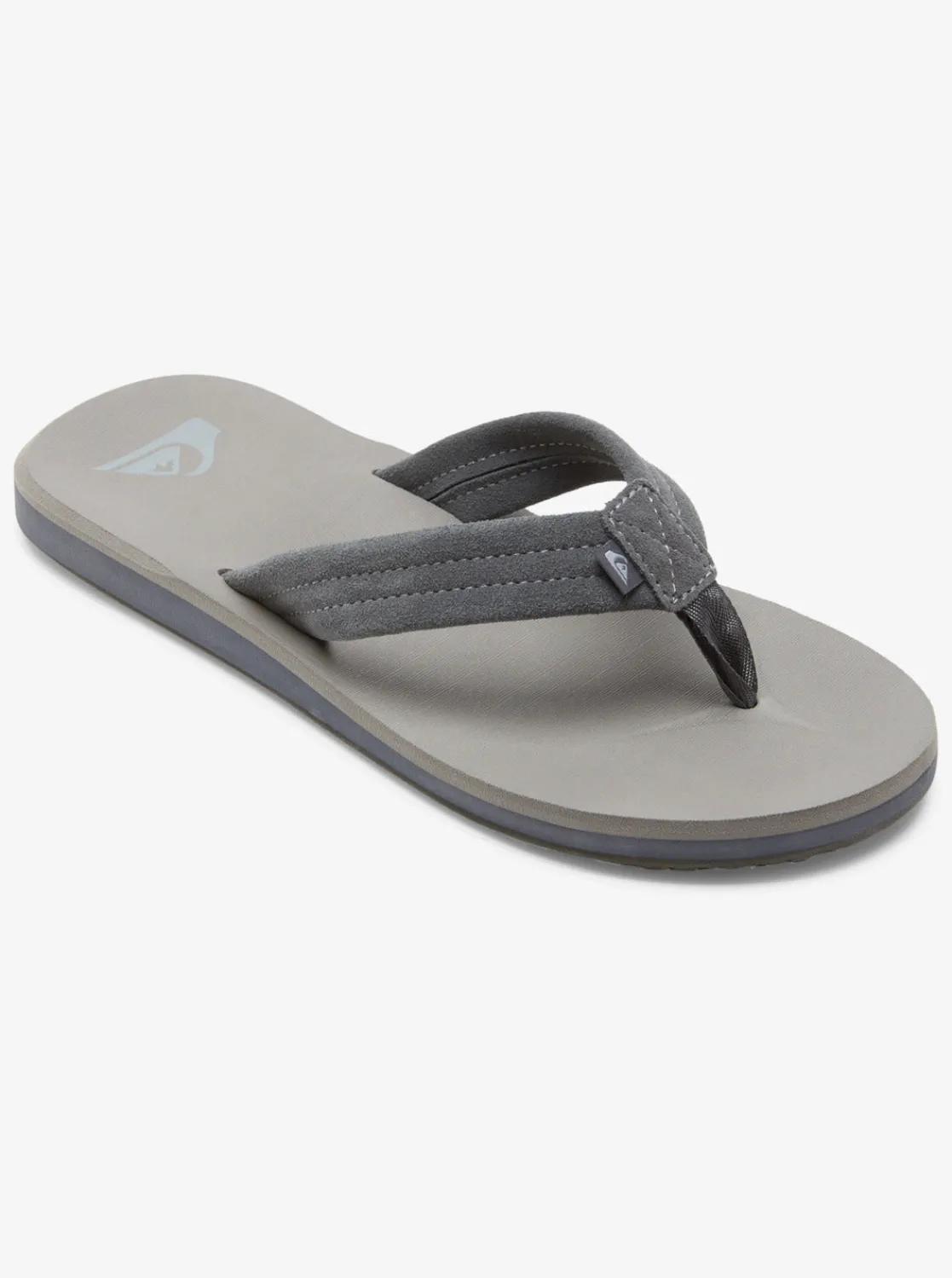 Quiksilver Sandals>Carver Suede Core Sandals GREY1
