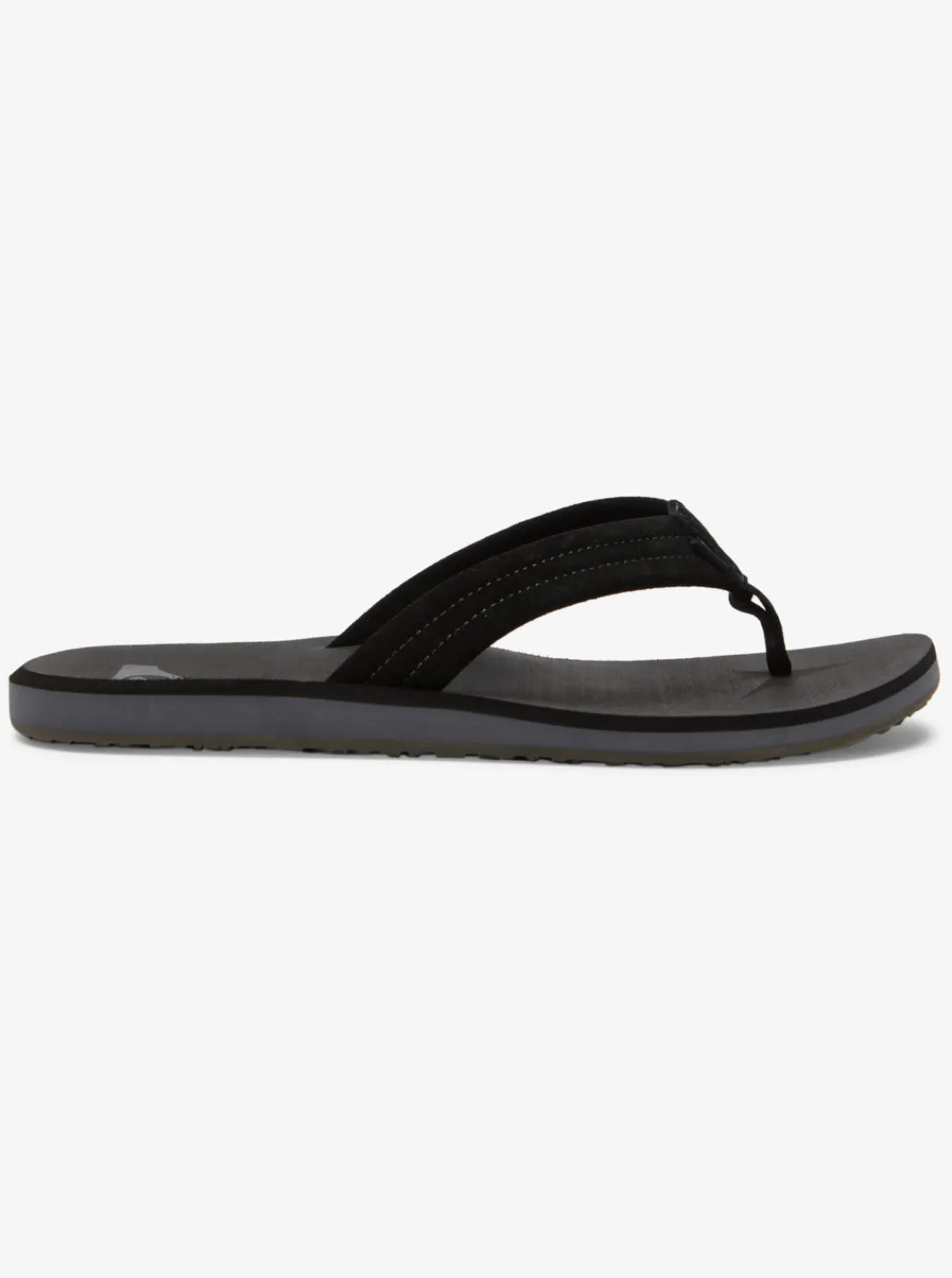Quiksilver Sandals>Carver Suede Core Sandals BLACK1