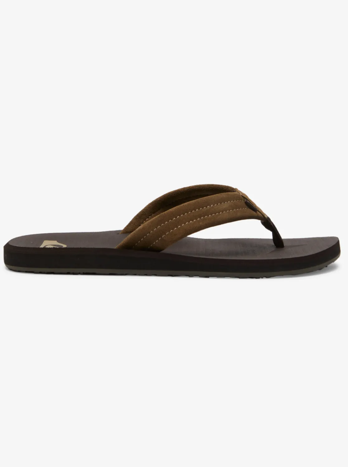 Quiksilver Sandals>Carver Suede Core Sandals BROWN1
