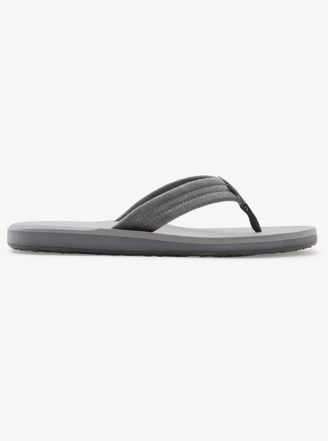 Quiksilver Sandals>Carver Suede Core Sandals GREY1